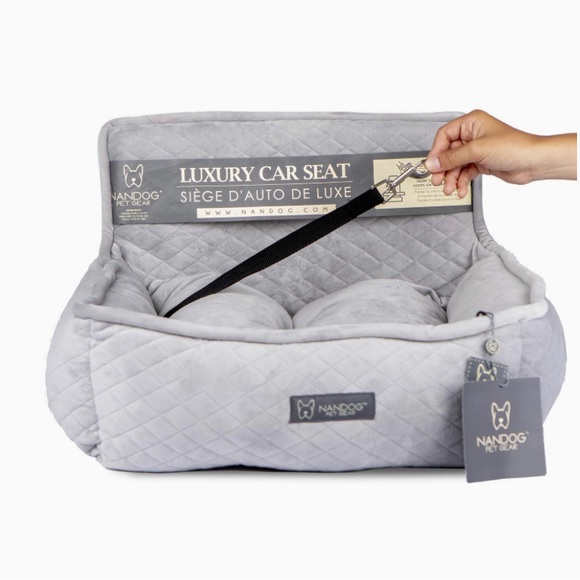 NANDOG PET Gear Luxury Microplush Soft Dog Car Seat Bed NWT ✨ - Picture 1 of 11